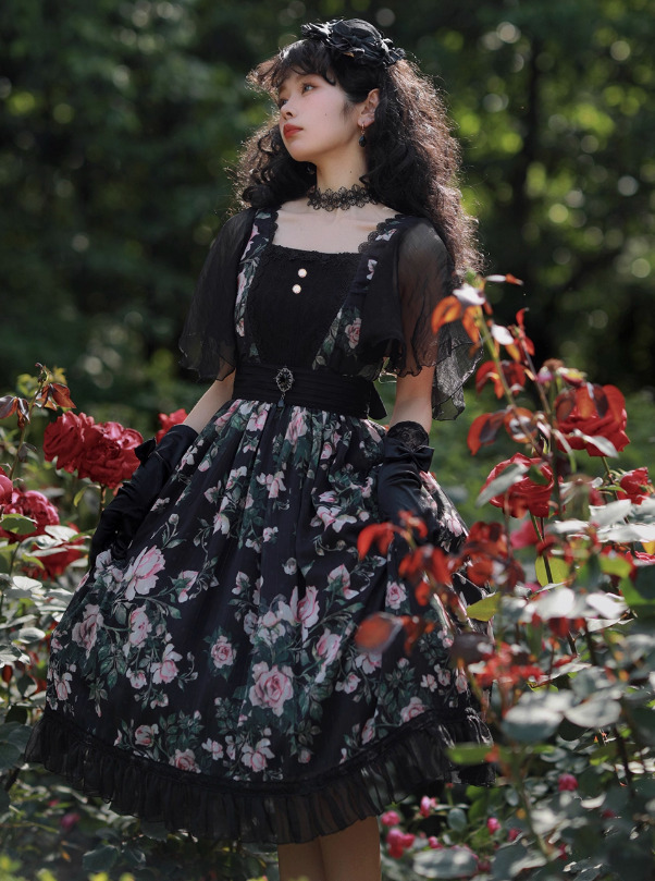 納期40日】クラシカルロリータ クラロリ ワンピース +ウエストベルト