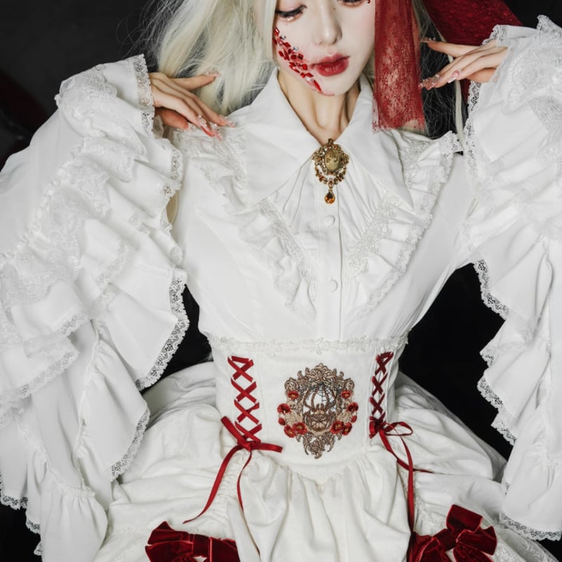 ロリータファッション ゴスロリファッション ゴスロリ ブラウス のみ 3