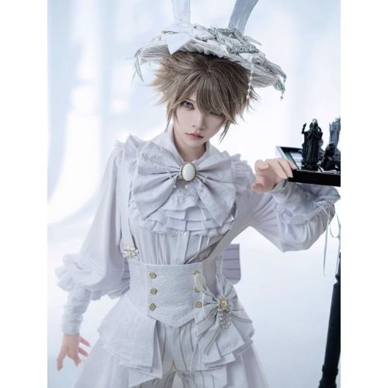 男装 皇子 ウサ耳 ハット 帽子のみ リボン付き プリンススタイル