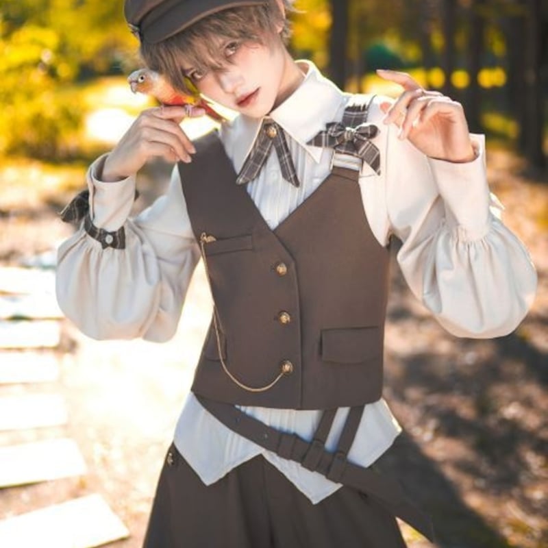 ベスト princess Chronicles カーキ 通年 春秋 春夏 レイヤード 重ね着