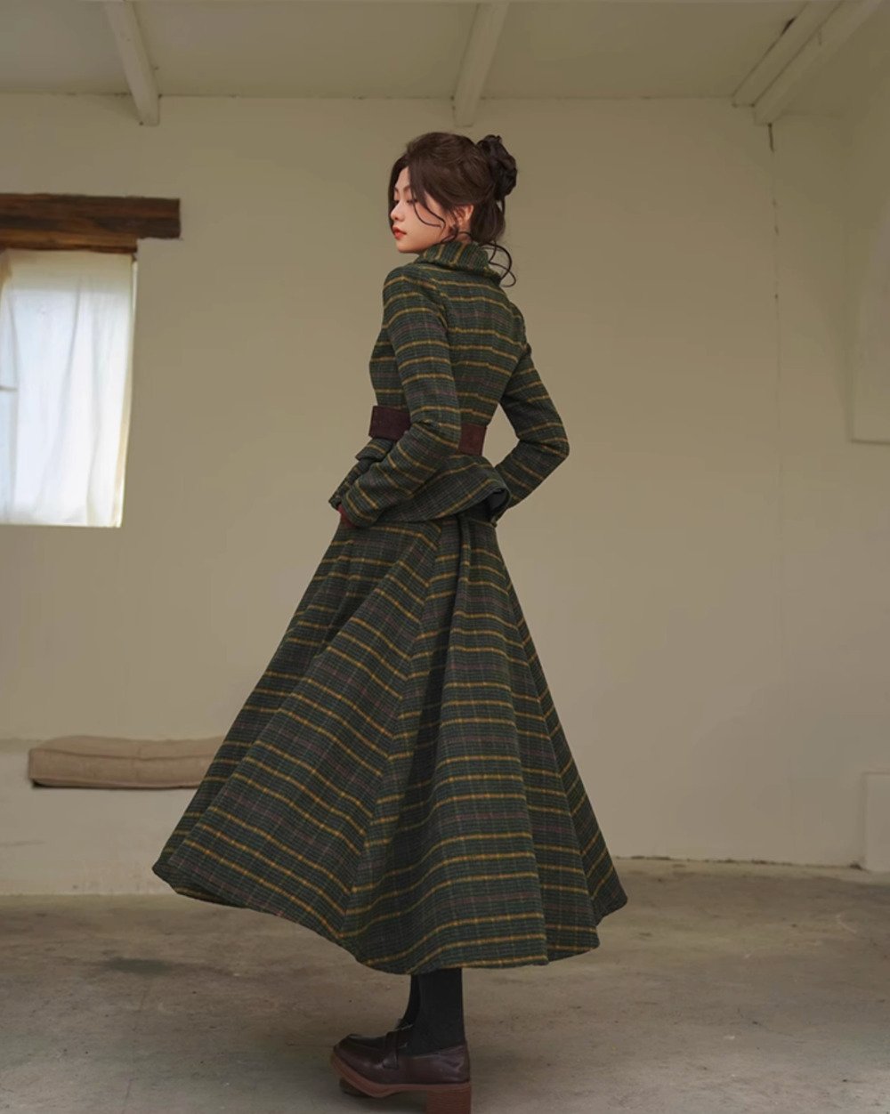 ビクトリアンメイデンのチェック柄ジャケットとスカートセットアップ