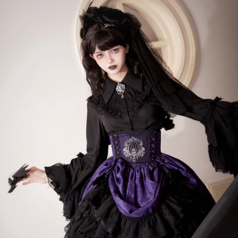 ロリータファッション ゴスロリファッション ゴスロリ ブラウス のみ 3