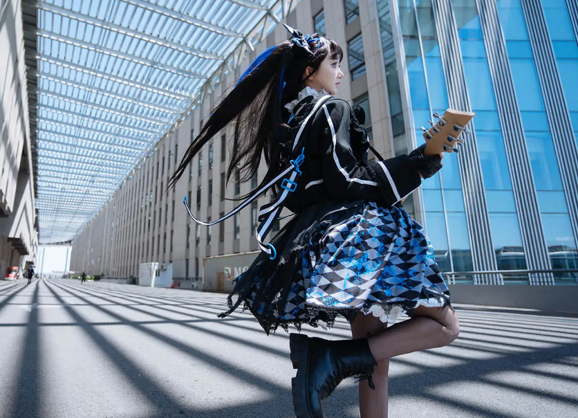 パンク ブラックロックシューター セットアップ ジャケット+シャツ+