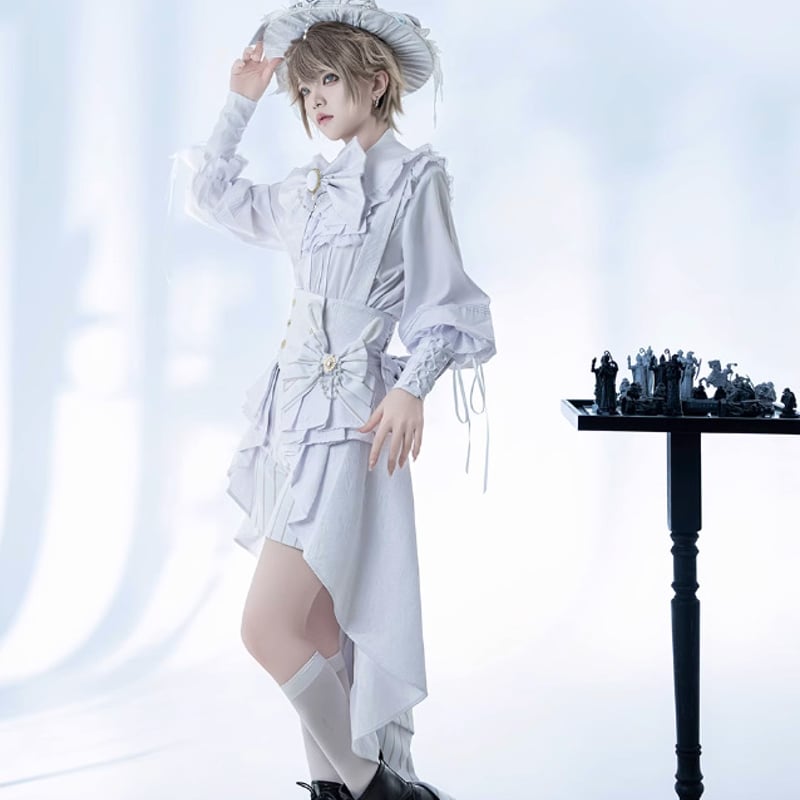 男装 皇子 ウサ耳 ハット 帽子のみ リボン付き プリンススタイル
