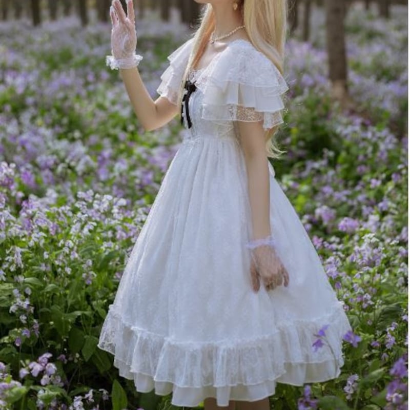 ドレスワンピース 2色 unideer 春夏 ワンピのみ 半袖 ミディアム丈