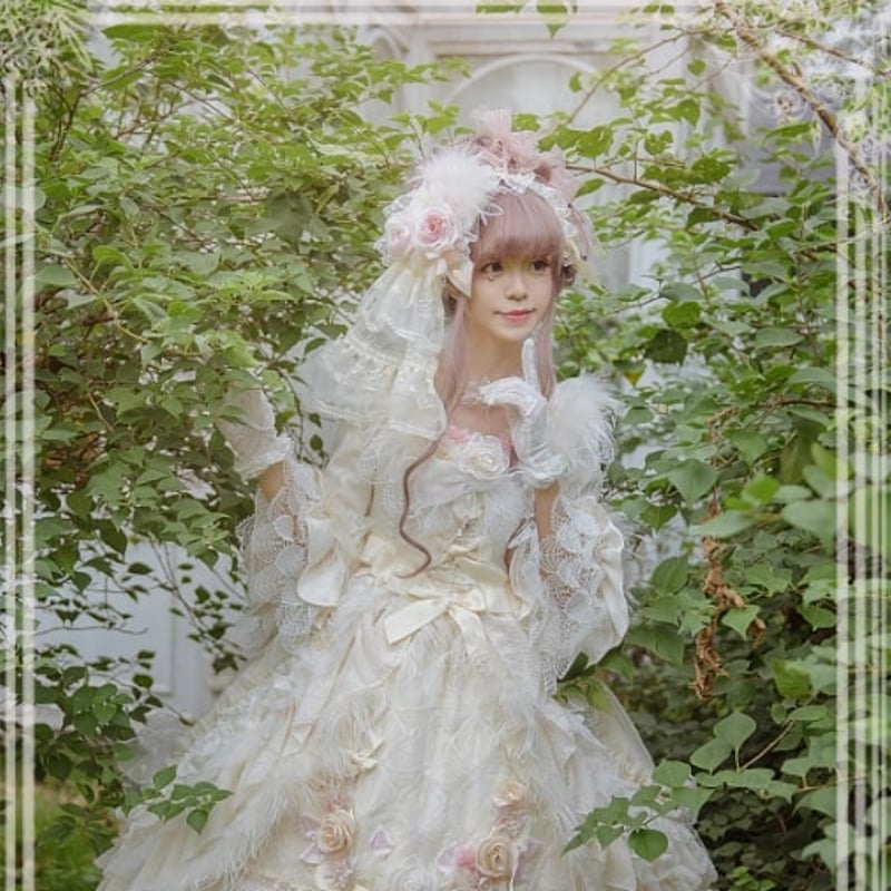 少女貴族　ヘッドドレス　薔薇の午睡 少女貴族 ヘッドドレス 薔薇の午睡 - メルカリ