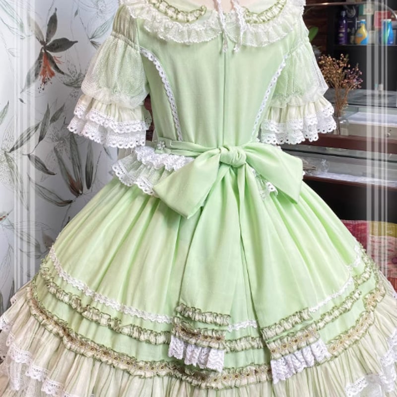 ロリータワンピース ロリータドレス 姫ロリ ワンピース のみ フリル