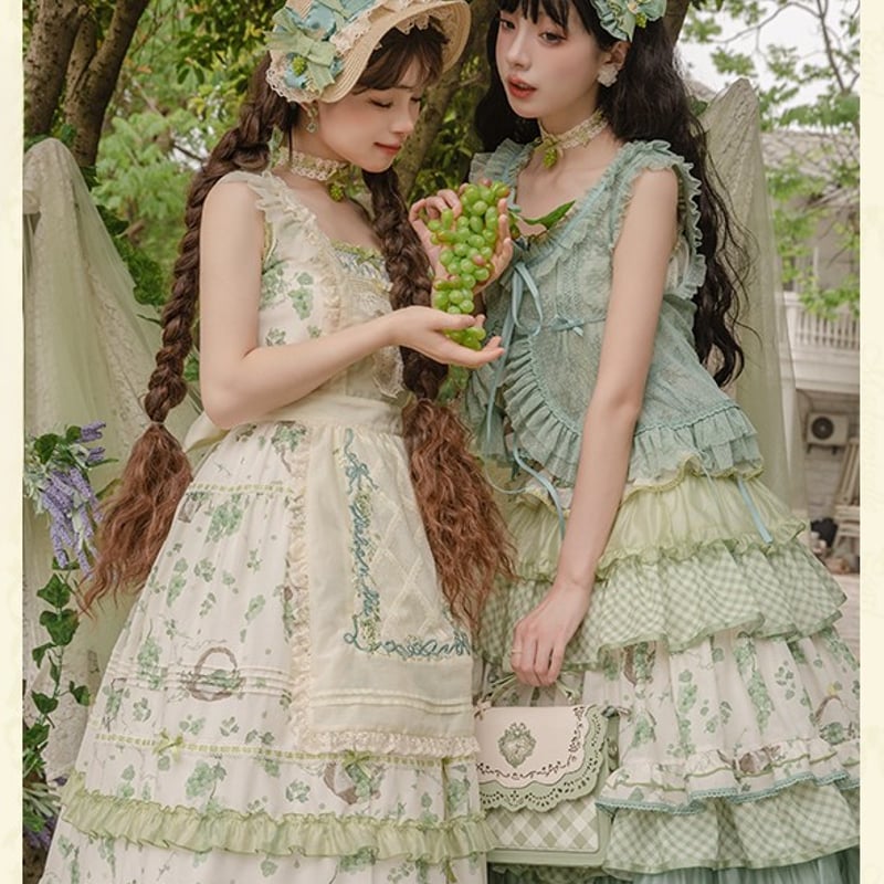 ロリータファッション シアーカーディガン のみ ノースリーブ ドット