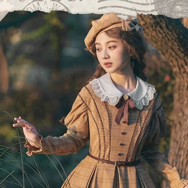 リボンクリップ 春秋 秋冬 カーキ リボン 雑貨 小物 ヘッドドレス ヘア  