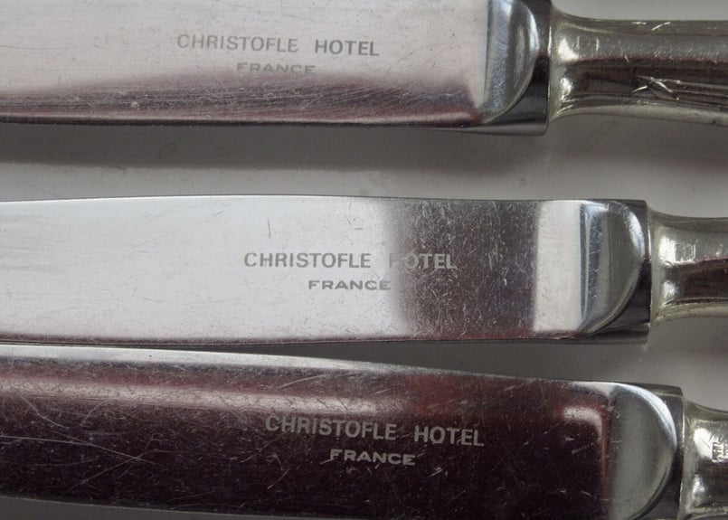 Christofleクリストフル ホテル仕様のナイフ 2本1揃え | Chiltern Vin...