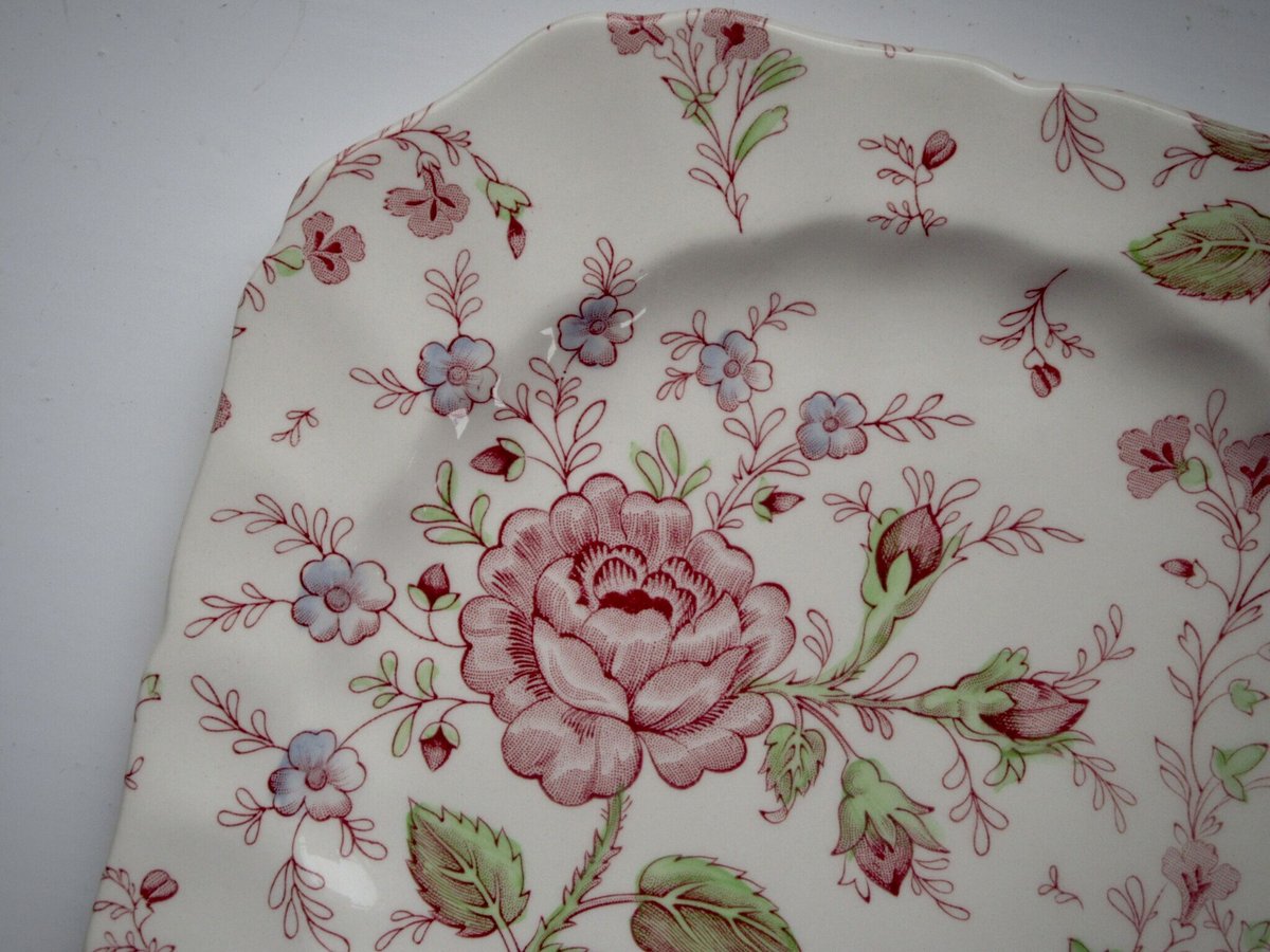 JHONSON BROTHERS  ROSE CHINTZ  プレート2点セット