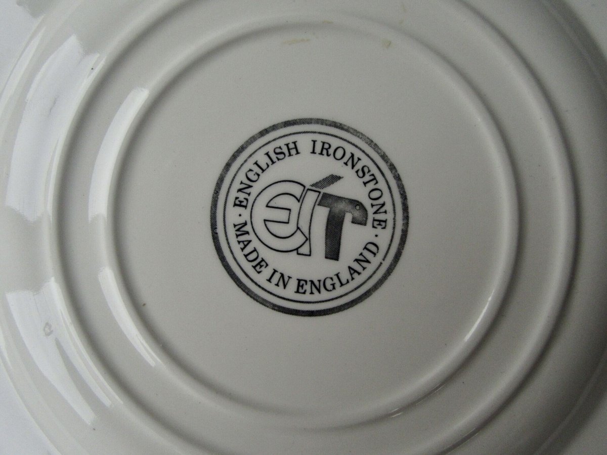 EIT イギリス製アイロンストーン リンゴデザートディナー皿計5枚 EIT イギリス製アイロンストーン リンゴデザートディナー皿計5枚