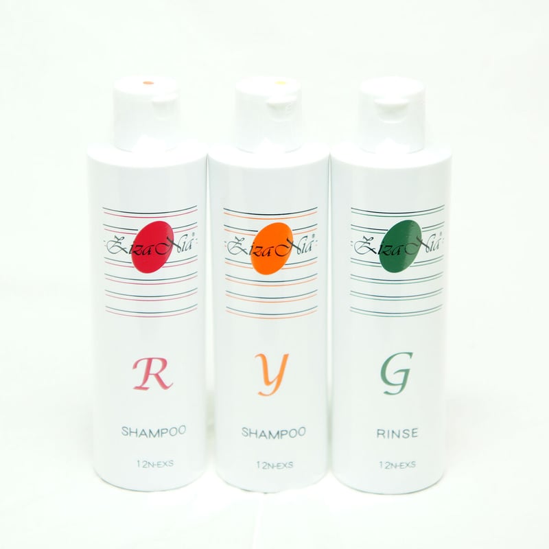ジザニア「シャンプーR・シャンプーY・リンスG」各300ml | 天然