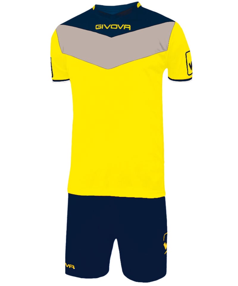 イタリアスポーツブランド GIVOVA KITC53 サッカー用ユニホーム上下