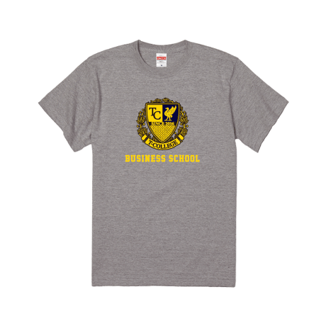 T−COLLEGE　Tee　ミックスグレー