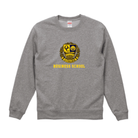 O‐COLLEGE　クルーネックスウェット　ミックスグレー