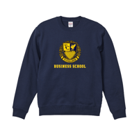 T‐COLLEGE　クルーネックスウェット　ネイビー