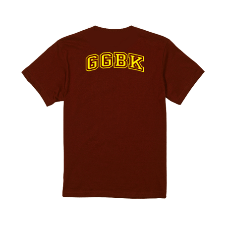O-COLLEGE　Tee　バーガンディー