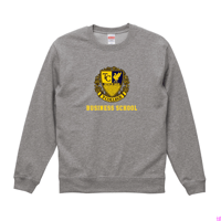 T‐COLLEGE　クルーネックスウェット　ミックスグレー