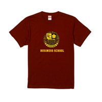 F−COLLEGE　Tee　バーガンディー