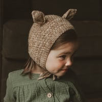 [Foxy baby knits] Alpaca bonnets_Alpacayarn