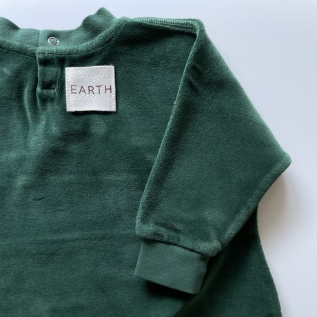 [EARTH ]  Velour all in one - Deep Green