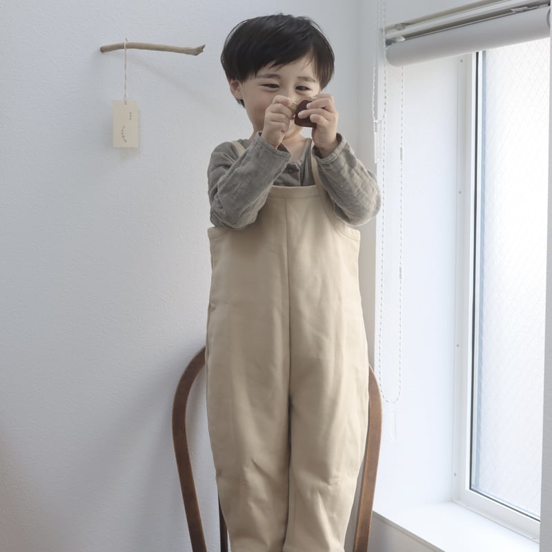 週末値下げorganiczoo 23aw warm sand dungarees