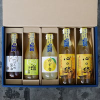 5本セット「心の酢2本・心のぽん酢醤油・心の酢ゆず香・心の塩ぽん酢」
