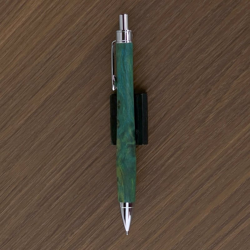 GREEN スタビライズドウッド 木軸シャープペンシル UMA12 GREEN スタビライズドウッド 木軸シャープペンシル UMA12