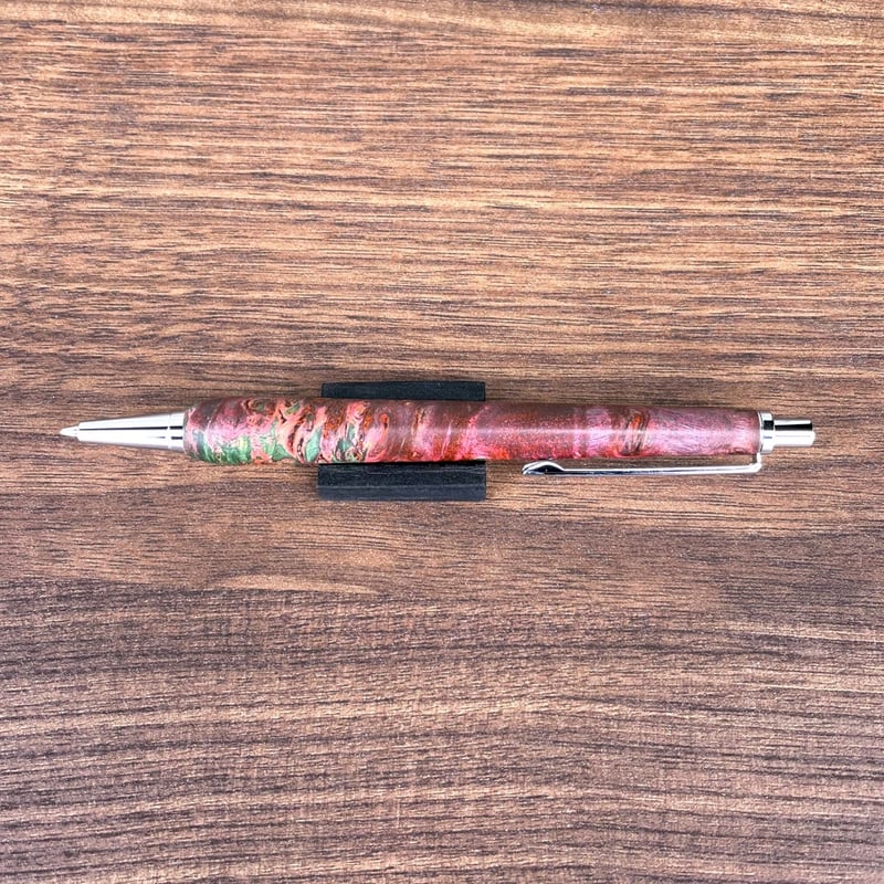 Slim 木軸シャープペンシル0.5mm（ポプラ瘤杢・スタビライズドウッド