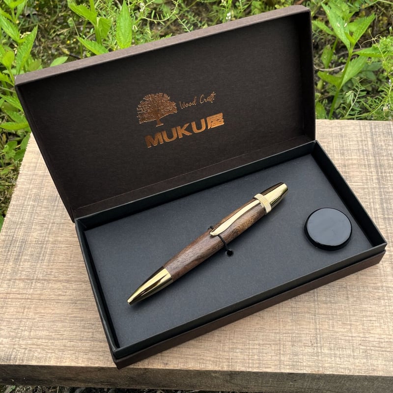 【ブビンガ】パトリオットボールペン 即日出荷OK】工房 AKIRA 木軸 ボールペン パトリオットスリム