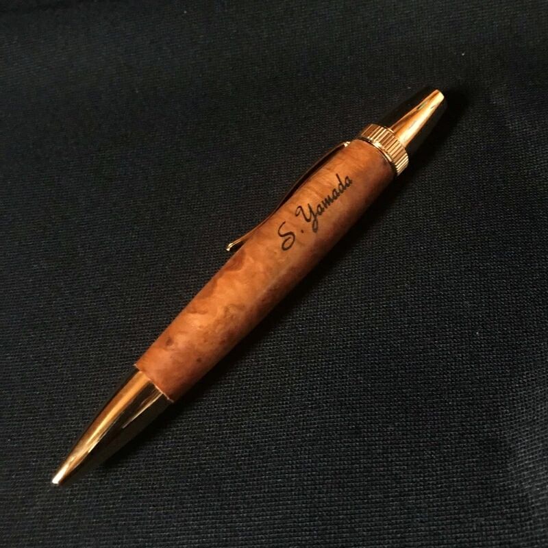 香文社の樹脂製ペン軸と香文社筒井安子硝子ペン先ガラスペン