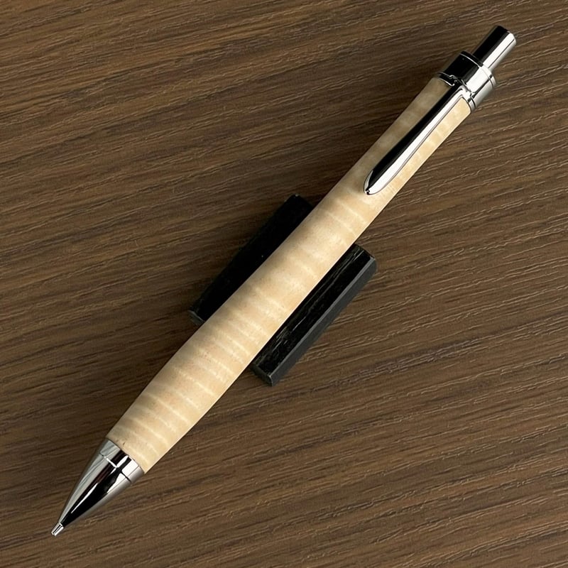 栃(とち)縮杢・トチノキ / UMA10木軸シャープペンシル (SN_420953