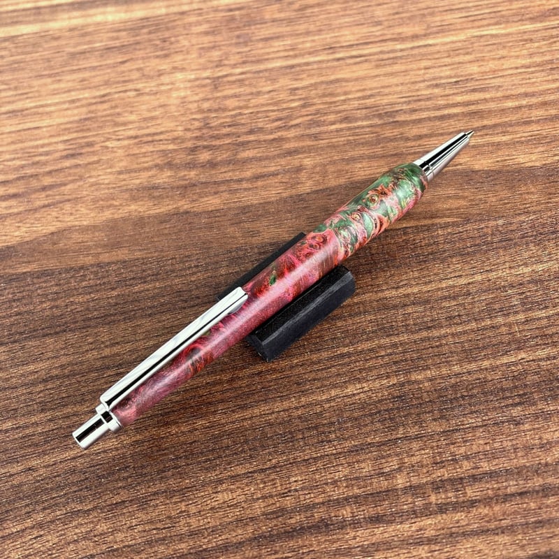 Slim 木軸シャープペンシル0.5mm（ポプラ瘤杢・スタビライズドウッド