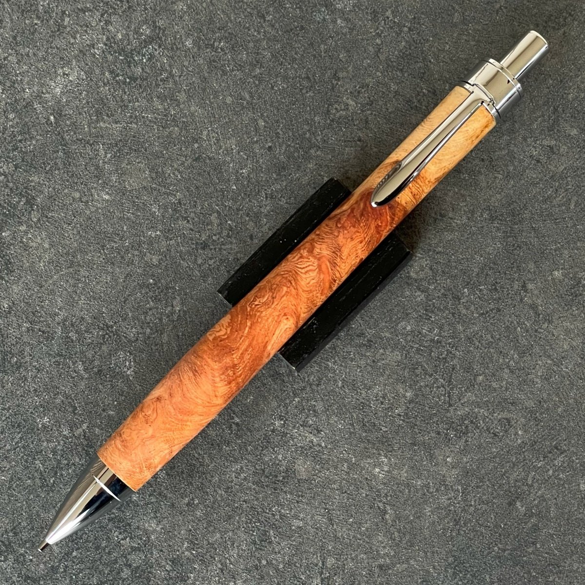 ウッドペンクラフト シャープペンシル　花梨紅白 31 極上＋花梨紅白 シャーペンにも交換可能 | こぶた工房