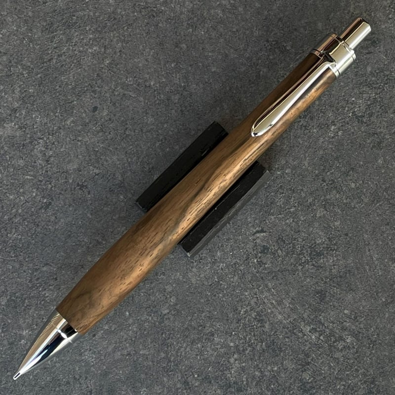 99黒柿　木軸シャーペン　最強低重心　ステンレス 溝付き　無塗装 Amazon.co.jp: (ルミニーオ) luminio 木製 木軸 シャープ