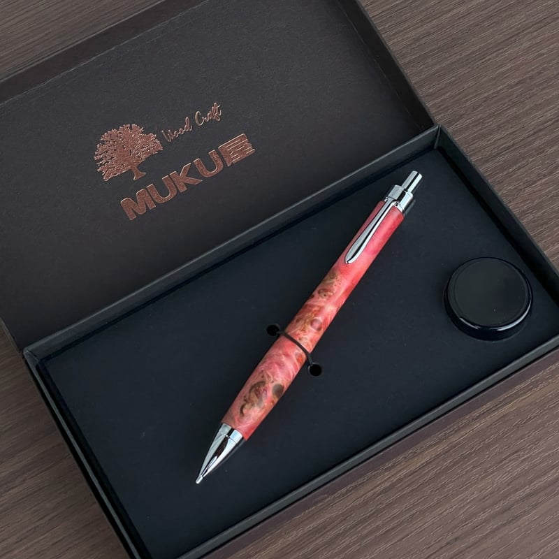 PINK スタビライズドウッド 木軸シャープペンシル UMA12 (SN_420583