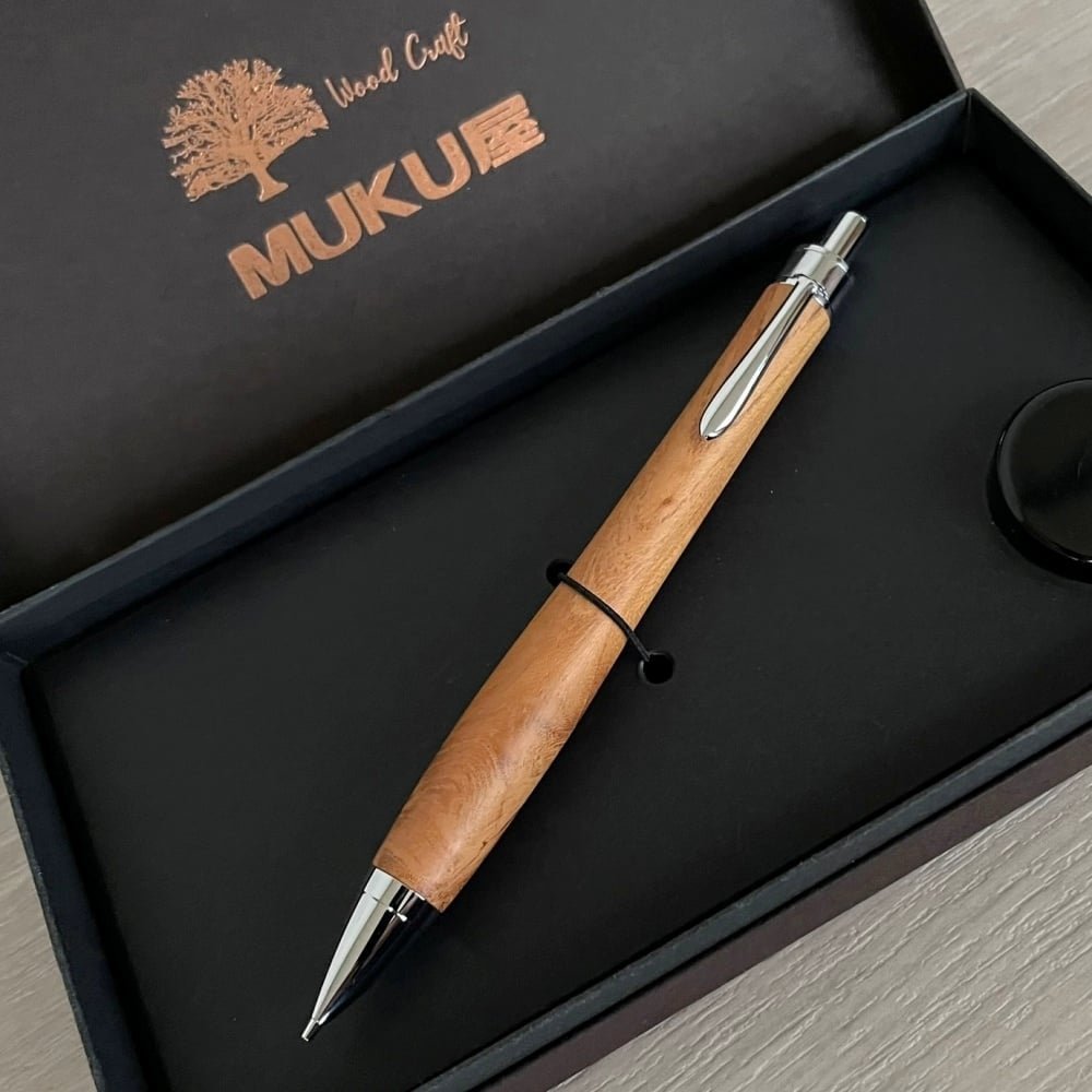 桑（くわ）/ UMA 木軸シャープペンシル 【一点もの！509134