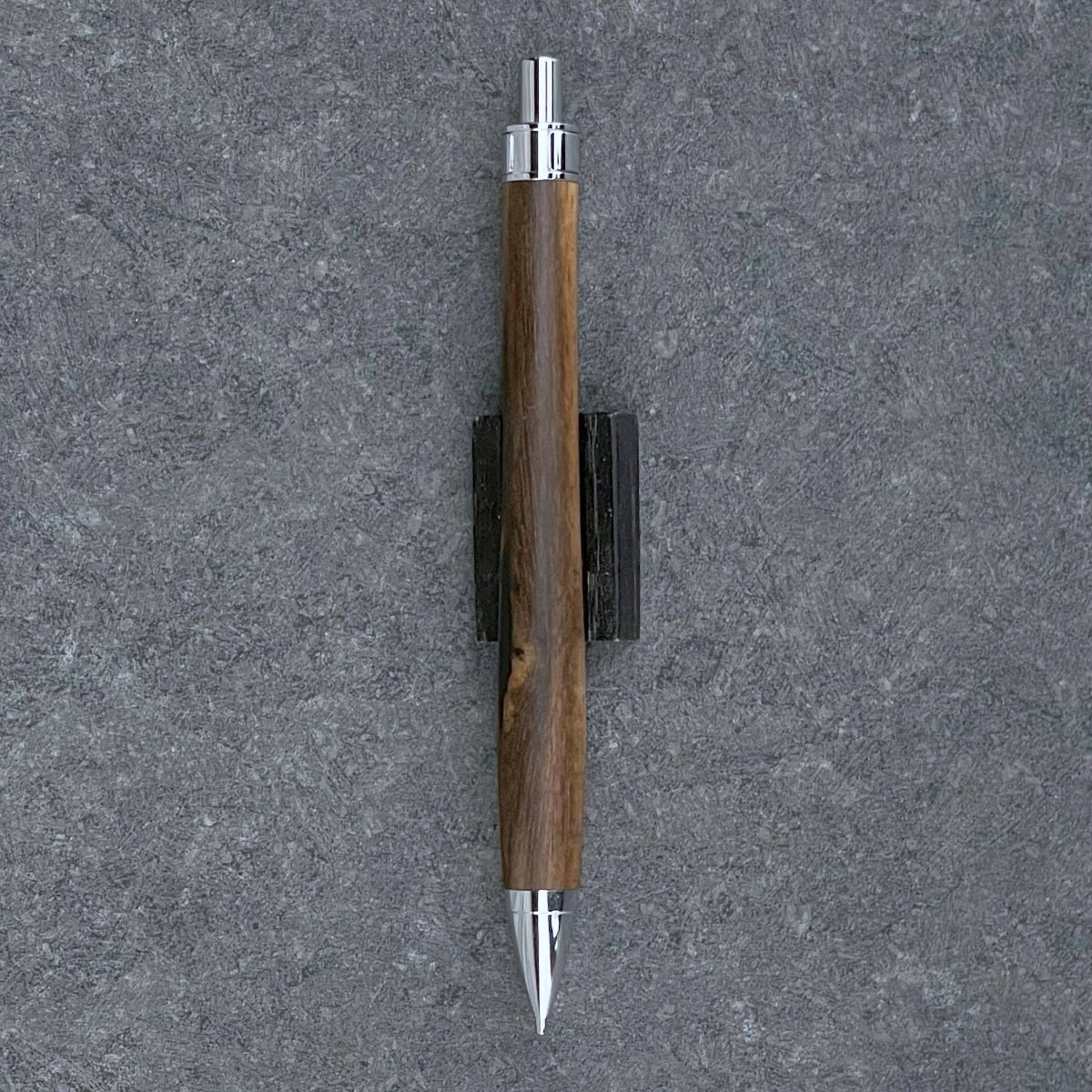 161黒柿 木製シャーペン 最強低重心 真鍮 無塗装 新作】黒柿 シャープ