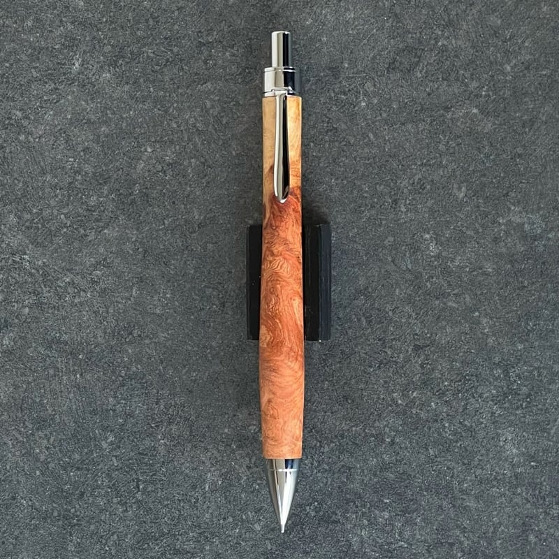 花梨瘤紅白 / UMA12 木軸シャープペンシル (SN_420621)【一点もの