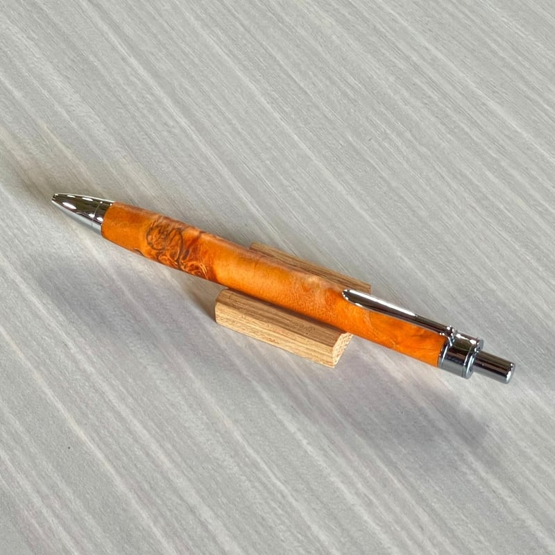 一点もの！木軸ボールペン UMA12 (SN_420547) ポプラ瘤杢