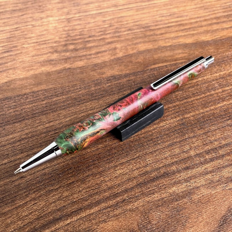 木軸ペン　メープル瘤 メープル瘤 木軸ボールペン｜手帳・メモ帳にぴったりの