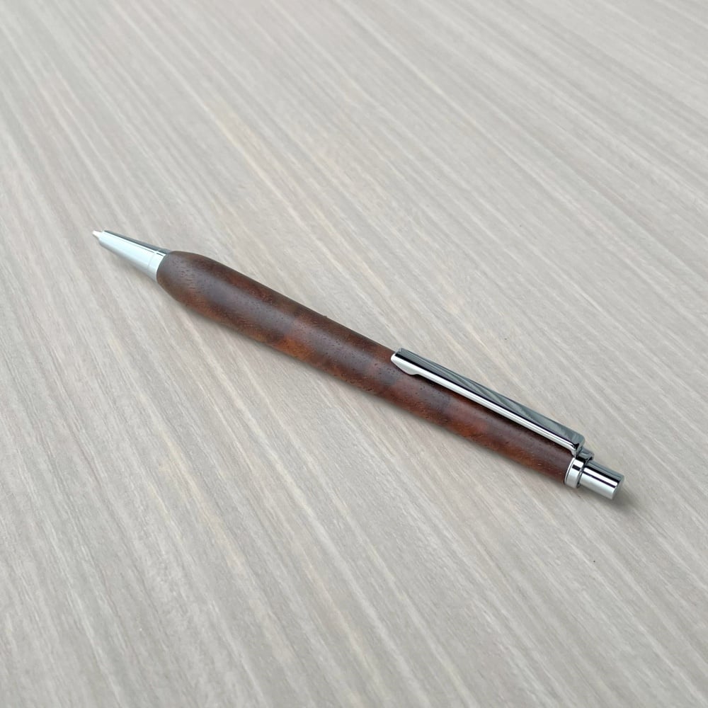 Slim 木軸シャープペンシル ウォールナット上杢（胡桃）0.5mm
