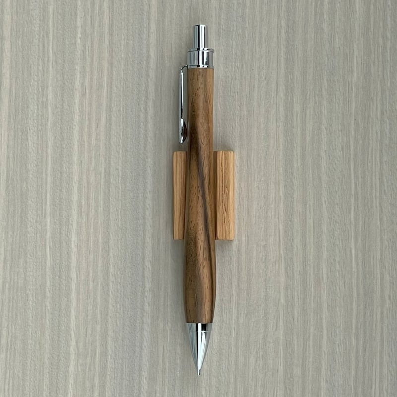 一点もの！【黒柿】 木軸シャープペンシル UMA13 (SN_420590