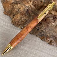 黒柿 / 2つの内部機構を持つ新感覚の木軸ペン SINPEN （ゴールド金具