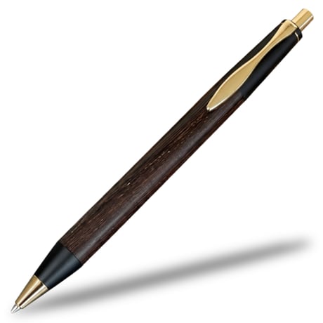 【希少】MUKU屋 木製 ボールペン 回転式 動作確認済み ペン ブラック CATEGORY ウェンジ | MUKU屋 | 木軸ペン工房