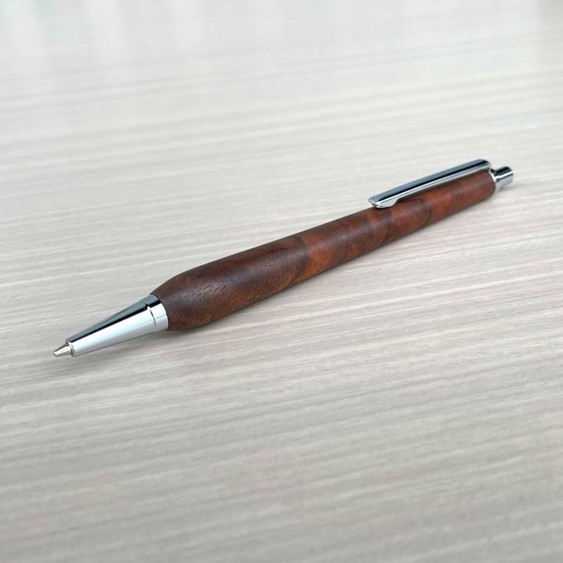 Slim 木軸シャープペンシル ウォールナット上杢(胡桃)0.5mm Slim 木軸シャープペンシル ウォールナット上杢(胡桃)0.5mm
