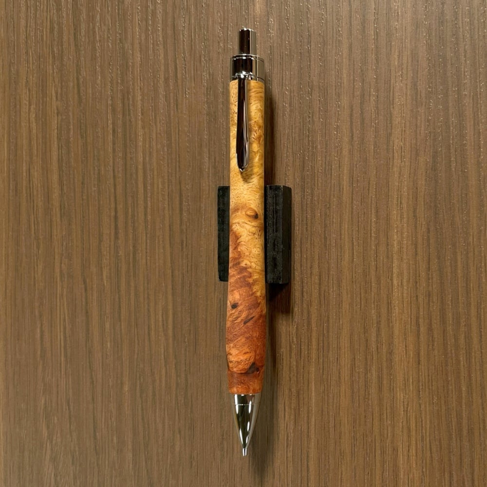 一点もの！【花梨瘤紅白】 木軸シャープペンシル UMA12 (SN_420535