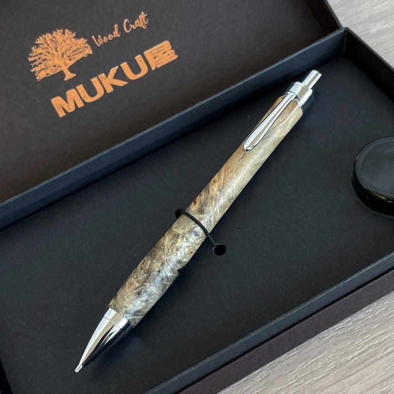 バックアイバール・Buckeye Burl / UMA15 木軸シャープペンシル (51013