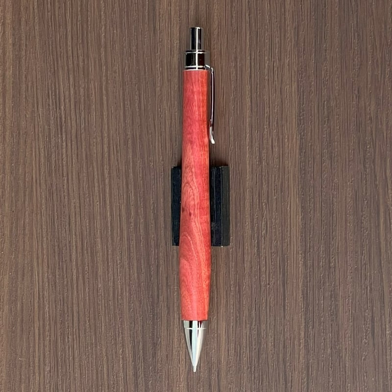 ピンクアイボリー縮杢/PINK Tiger(ピンクタイガー)UMA12木軸シャープ